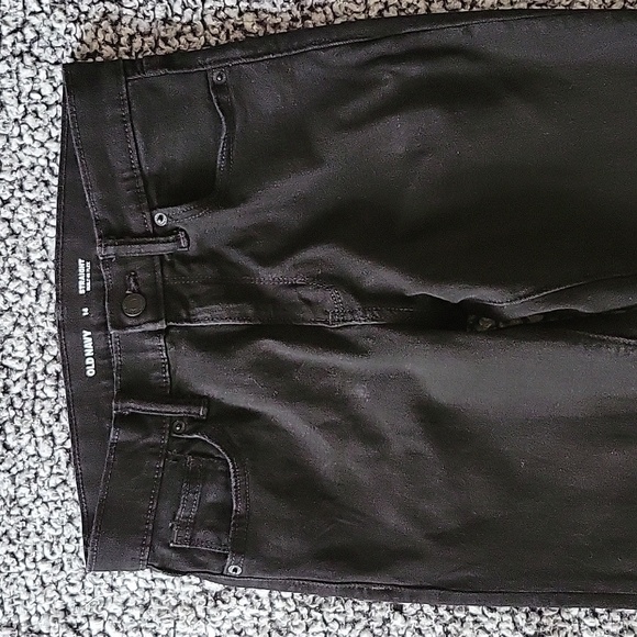 Old Navy Pants Bundle 3 Pairs Khaki Chinos, Blue Jean, Black Jean Boys Size 14 - Picture 9 of 10